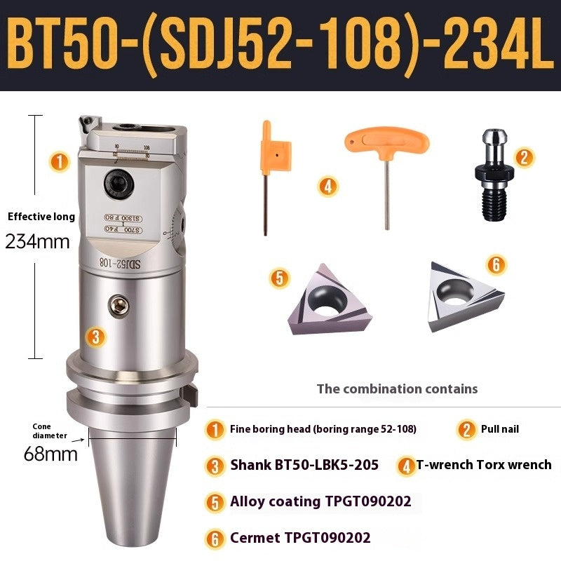 1072-SDJ Fine Boring Tools Fine Boring Heads Adjustable BT40 Fine Boring Tools Set Machining Center Small Bore Fine Boring Tools Shandong Denso Pricision Tools Co.,Ltd.